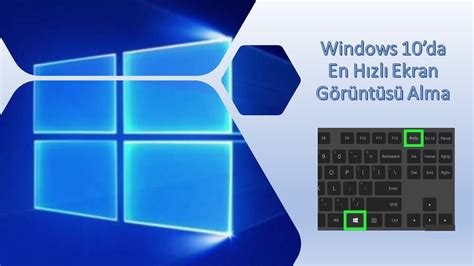 Windows 10 ekran görüntüsü alma programı